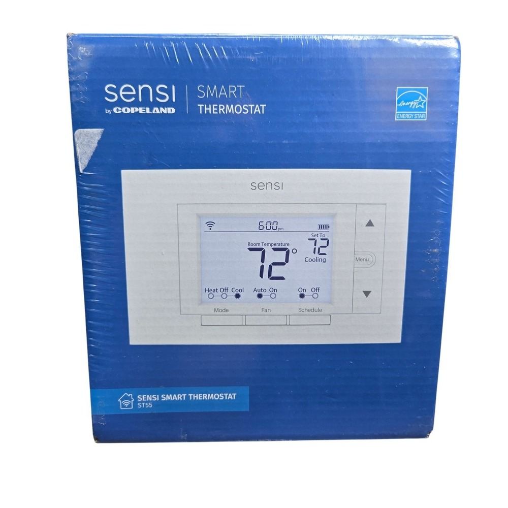 Sensi by Copeland Smart Thermostat ST55 Wi-Fi Programmable ENERGY STAR Sealed